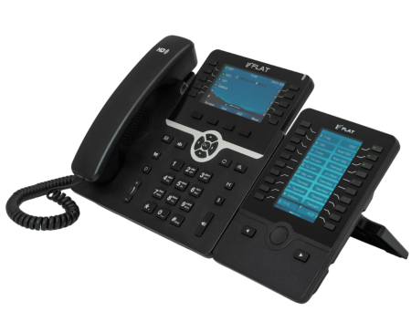 ФЛАТ-ПРО FLAT-PHONE B10, IP телефон (20 SIP-аккаунтов, 2 порта 10/100/1000BASE-T (RJ-45), ЖК-дисплей, PoE)